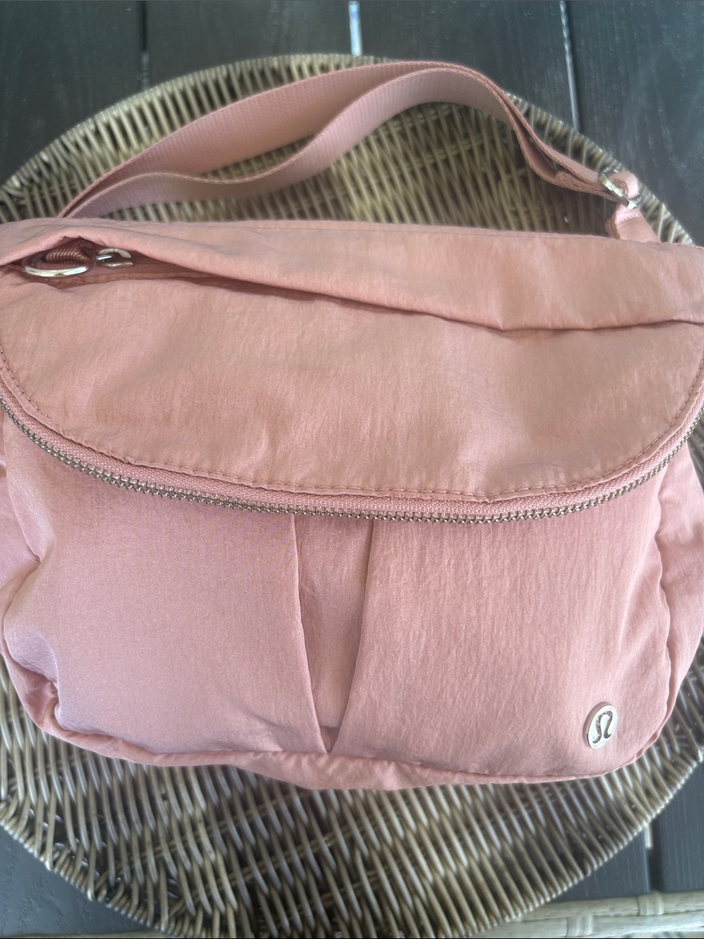 Lululemon Athletica All Night Festival Bag 
9”L X 11” W